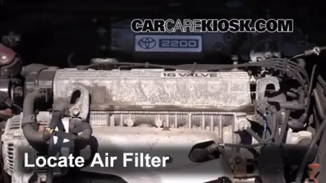 1996 Toyota Camry LE 2.2L 4 Cyl. Sedan (4 Door) Air Filter (Engine) Replace